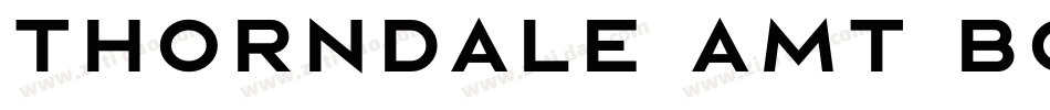 Thorndale AMT Bold字体转换